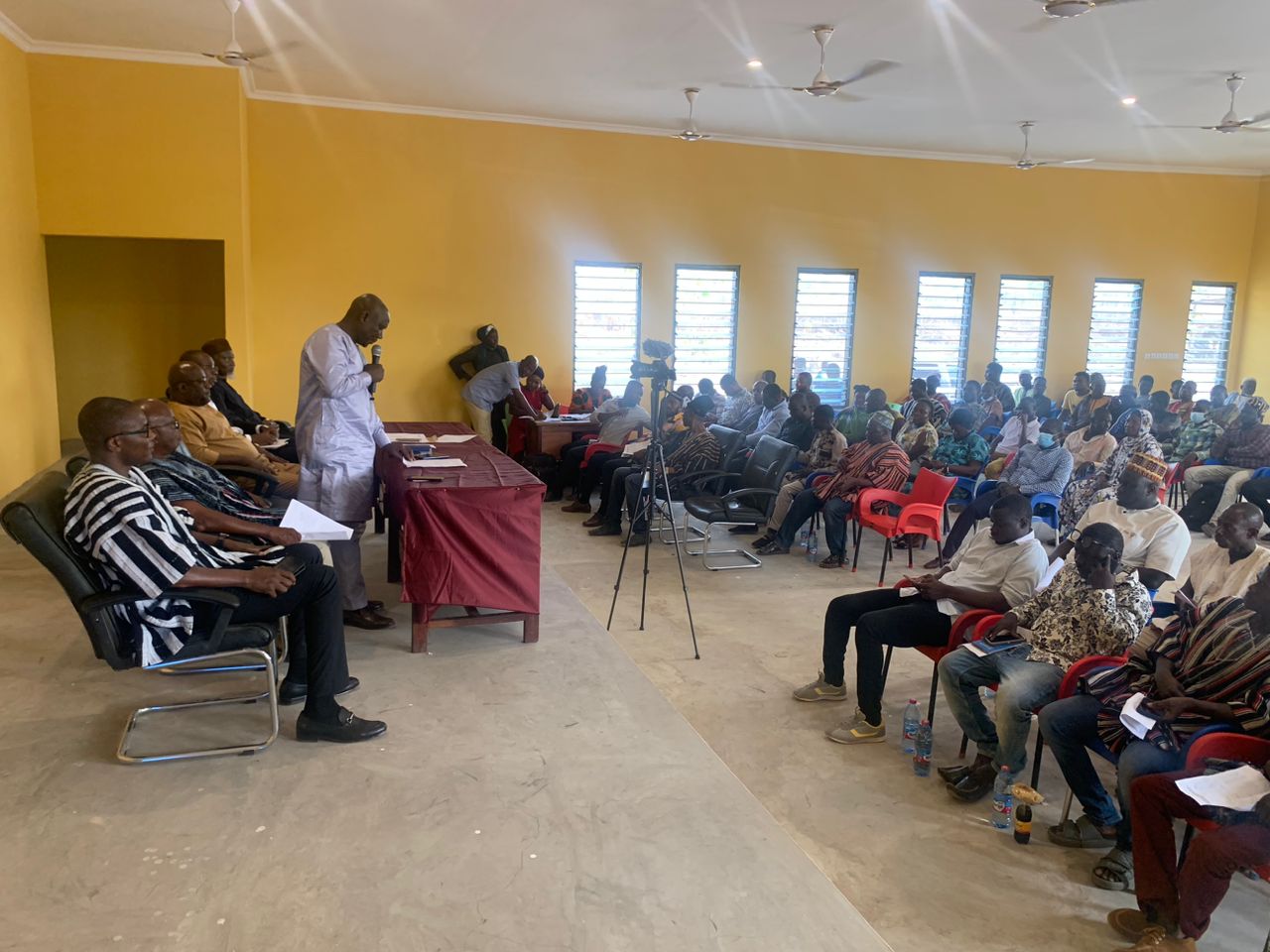 Inaugural meeting of the North East Gonja District Assembly.