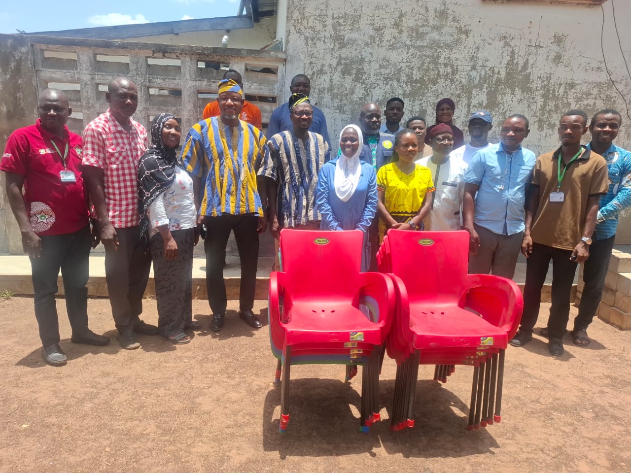 Working Visit and Support to District Departments by the Member of Parliament for Salaga North